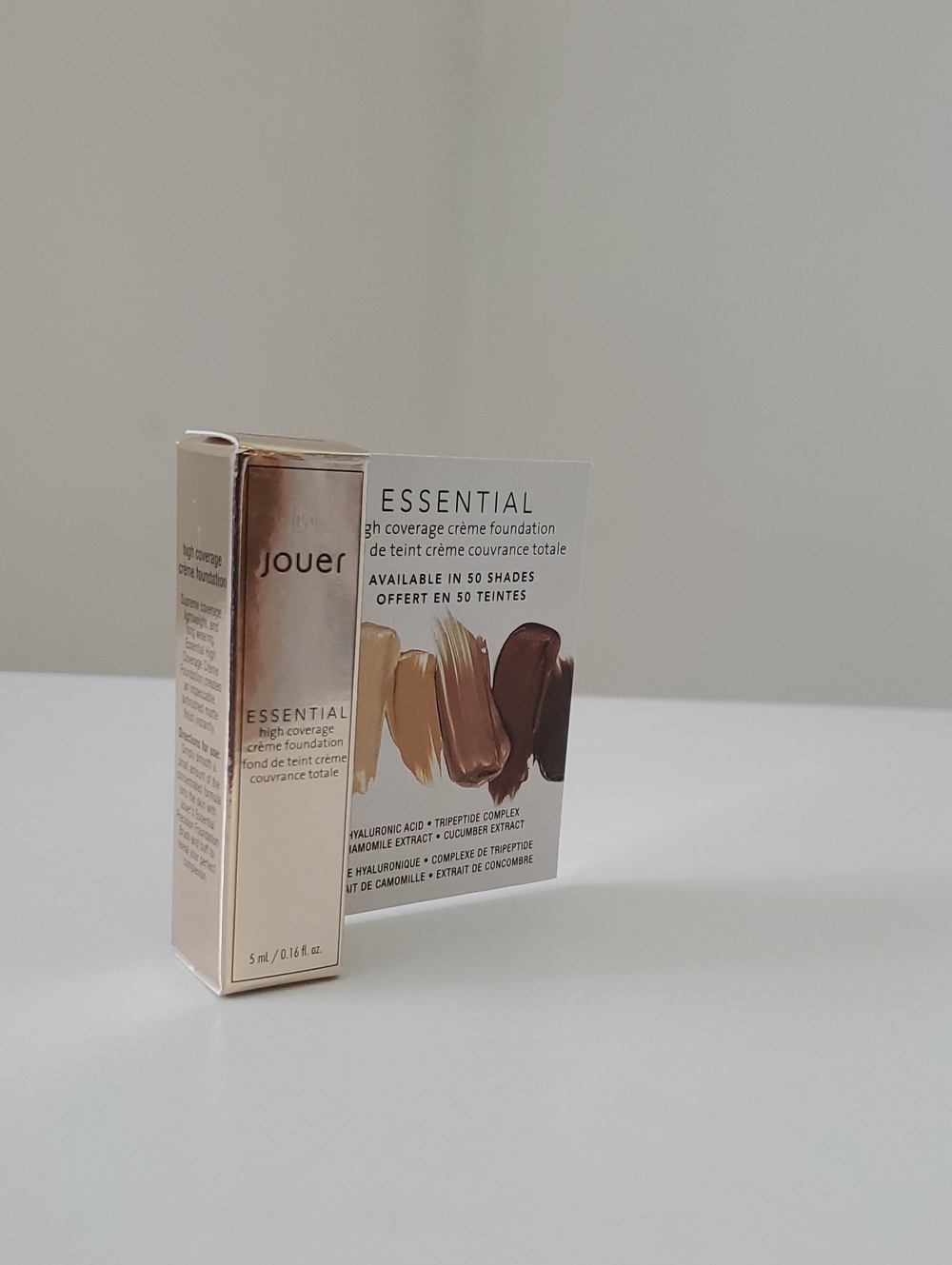 Jouer Essential High Coverage Foundation In Almond-travel size